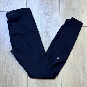 Lululemon Speed Up Leggings Full on Luxtreme Black 28” Size 6 Pockets